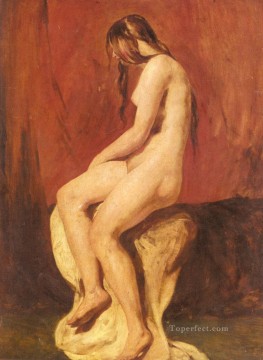 ウィリアム・エティ Painting - 女性のヌードの研究 ウィリアム・エティ